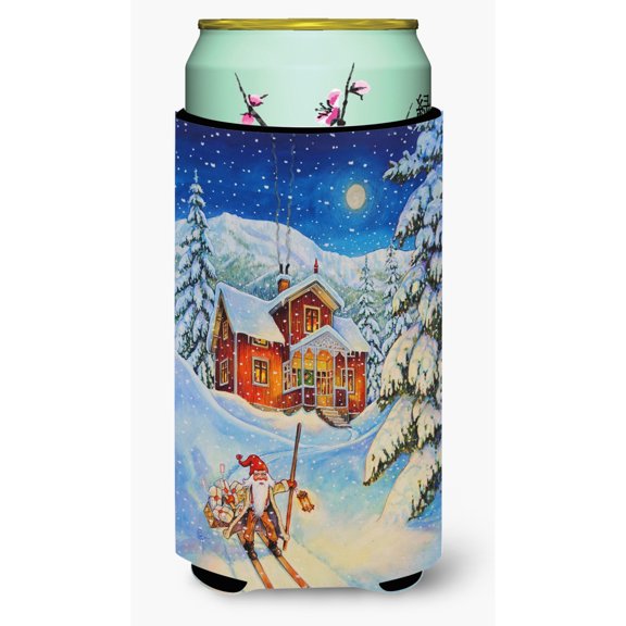 Christmas Gnome Headed out Tall Boy Hugger