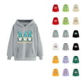 thumbnail image 1 of Christmas Hoodies for Women 2025 Long Sleeve Happy New Tear Graphic Hooded Sweatshirt with Pockets Pullover Tops, 1 of 4