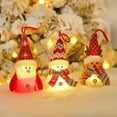thumbnail image 1 of Christmas Gnome Light Up Gnome Tabletop Decoration Christmas Day Decoration LED Lighted Gnome Indoor Holiday Decor Cute Gnome Figurine Battery Operated 5.9 Inch Small Size, 1 of 7