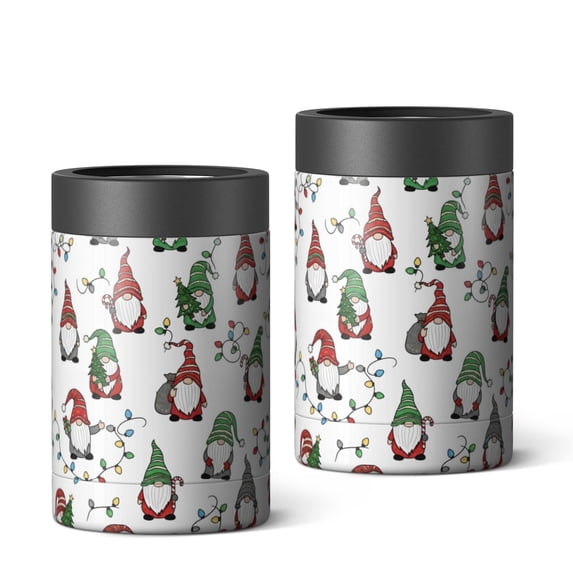 Christmas Gnome Light Tree Candy Pattern Can Cooler 1 Pack, Vacuum ...