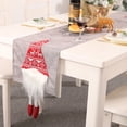 thumbnail image 1 of Christmas Christmas Gnome Long Legs Tablecloth Christmas Rustic Tablecloth Gray Tablecloth for Christmas Holiday Decorations and Christmas Celebrations (Gray), 1 of 8