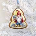 thumbnail image 1 of Christmas Gnome Mercury Glass Ornaments by G. Debrekht - Christmas Santa Snowman Decor - 776016, 1 of 6