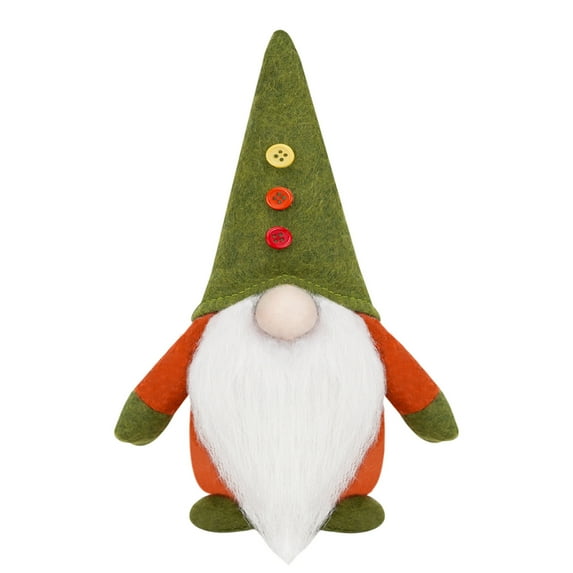Christmas Gnome Plush Ornaments - 12inch & 10inch Festive Nordic Dwarves with White Beards,Knitted & Felt Hats,Perfect Holiday Decor & Gift