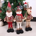 thumbnail image 1 of Christmas Gnome Plush with Telescopic Legs, Santa Claus Snowman Reindeer Christmas Decorations Standing Plush Figurine Telescopic Legs Xmas Party Ornament Holiday Standing Gnome Doll Gift, 1 of 9