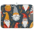 thumbnail image 1 of Christmas Gnome Print Dish Drying Mats Kitchen Mat Microfiber Counter Absorbent Dish Pad Drainer Rack 16"x18", 1 of 7