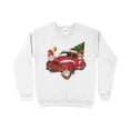 thumbnail image 1 of Christmas Gnome Red Truck Sweatshirt, Christmas Sweater, Gnome Christmas Sweatshirt, Christmas Crewneck, 1 of 11