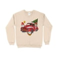 thumbnail image 1 of Christmas Gnome Red Truck Sweatshirt, Christmas Sweater, Gnome Christmas Sweatshirt, Christmas Crewneck, 1 of 10