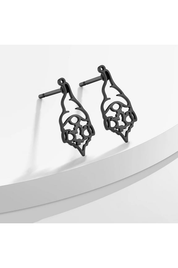 Christmas Gnome Svg Bundle Stud Earrings Gnomies Clipart Earrings Christmas Doodle Svg Earring Christmas Present