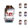 thumbnail image 1 of Christmas Sweatshirts for Women 2025 Long Sleeve Crewneck Xmas Snowflake Sweatshirt Pullover Tops, 1 of 5