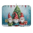 thumbnail image 1 of Christmas Gnome Tree Gift Dish Drying Mat for Kitchen Counter 16x18 In Absorbent Microfiber Reversible Mats Dish Drainer Protector Rack Pad for Coffee Bar Table, 1 of 7