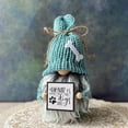 thumbnail image 1 of Christmas Gnomes Decorations,Handmade Swedish Tomte Gnome with LED Lighting Nose Crochet Hat Scandinavian Figurine Gnomes Plush Elf Xmas Decor Thanksgiving Short Leg, 1 of 6