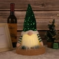 thumbnail image 1 of Christmas Gnomes Decorations with LED Light, 1 Pack Handmade Swedish Tomte Gnomes, Lighted Scandinavian Santa Elf Plush Table Ornaments, Xmas Holiday Winter Party Home Decor Gift, 1 of 9