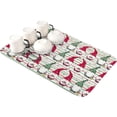 thumbnail image 1 of Christmas Gnomes Dish Drying Mat for Kitchen Counter, Super Absorbent Quick Dry Coffee Bar Mat Pad Thin Diatomaceous Sink Mat Non Slip Dish Drainer Mat 23.5x15.5 Golden Gnomes Snowflake Stripes, 1 of 6