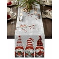 thumbnail image 1 of Christmas Gnomes Dresser Scarf Farmhouse, Dining Table Decorations for Wedding/Parties, Xmas Tree Cardinal on Branches Winter Snowflakes Table Runner 70 Inches Long for Kitchen Dining, 13 x 70 In, 1 of 9