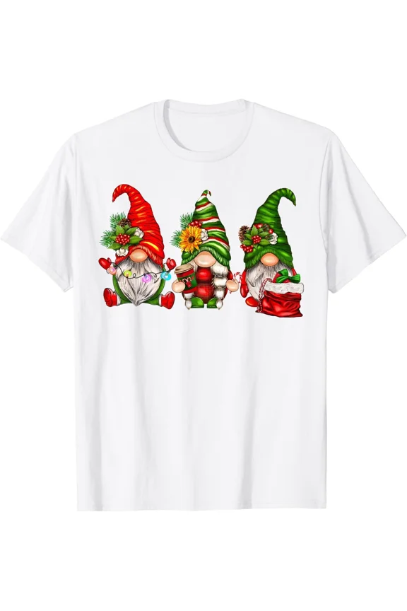 Christmas Gnomes Family Matching Holiday Party Gnome Graphic Apparel Unisex T-Shirt ,up to size 5XL
