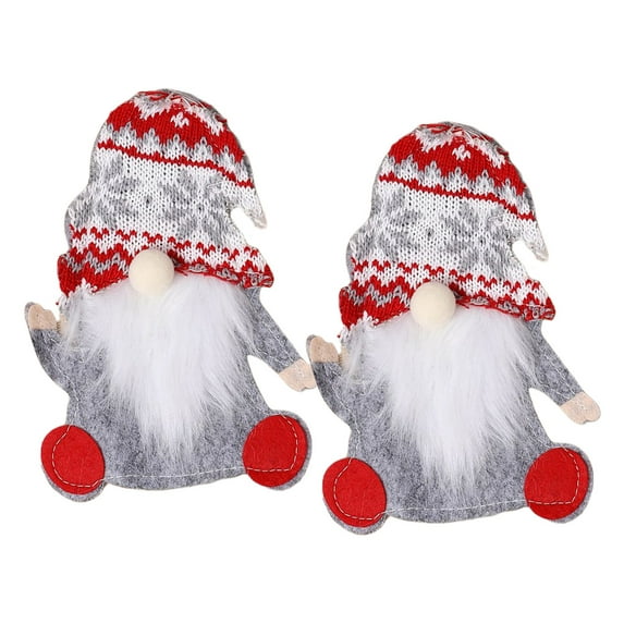 Christmas Gnomes Knife and fork Holder - Cute Utensil Christmas Decor for Dining, Christmas Decorations for Cutlery