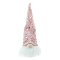 Christmas Plush Decorations Handmade Plush with Red Knit Coat Soft Holiday Decor for Home Kitchen Mantel Tabletop Shelf Office Christmas Party Ornaments