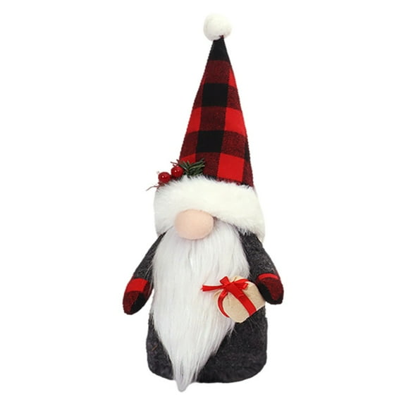Christmas Gnomes Plush,Handmade Swedish Tomte Santa Scandinavian Figurine Nordic Plush Elf Doll Gnome Ornaments Christmas Decorations Home Decor