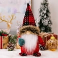thumbnail image 1 of Christmas Gnomes Plush with Red Buffalo Check,1 Pack Handmade Christmas Tomte Swedish Scandinavian Figurine Plush Christmas Elf Doll Xmas Ornaments for Home Decor, 1 of 9