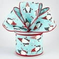 thumbnail image 1 of Christmas Gnomes Wired Edge Ribbon - 10 Yards (Ice Blue, 2.5 Inch), 1 of 1