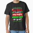 thumbnail image 1 of Christmas Good At Being Naughty Funny Winter Holiday Humor Unisex T-Shirt, up to size 5XL, 1 of 2