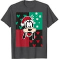 thumbnail image 1 of Christmas Goofy Holiday DTG Print Unisex T-Shirt,Dark Heather Grey Color,Size 5XL, 1 of 5