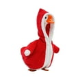 thumbnail image 1 of Christmas Goose Outfit Porch Goose Clothes for 23'' Cement Statue Cute Costume Vacation Outdoor Lawn Yard Patio Decor (Red), 1 of 6