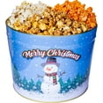 thumbnail image 1 of Christmas Gourmet Large Popcorn Tin -2 gallons- 3 Flavors - Popped Fresh-FREE Scooper and Bags!…, 1 of 8