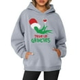 Christmas Gr1nch Hoodie Christmas Hooded Sweatshirts For Women Casual