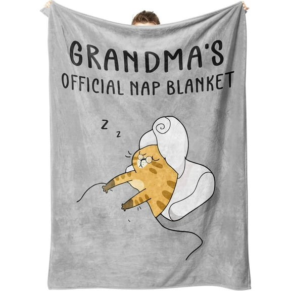 Christmas Grandma Gifts from Grandkids, Gifts for Grandma Blanket, Grandmother Birthday Gift, Nana Presents for Christmas Mother's Day, Blanket for Nanny, Nan