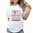 thumbnail image 1 of Women’s Christmas Graphic T Shirt Frosty’s Snowflake Cafe Hot Cocoa Holiday Top S-5XL, 1 of 5