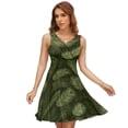 thumbnail image 1 of Christmas Green Mountain Dress Fashion Beach Long Dresses Female Party Printed Sundress, 1 of 7