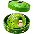 thumbnail image 1 of Christmas Green Squishy Toy, Dumpling Stress Relief Squeeze Ball with Steamer, Holiday Figurine Sensory Fidget Toy for Stocking Stuffers, 1 of 4