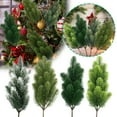 thumbnail image 1 of Christmas Greenery Stems Branches, Norfolk Pine Stems Branches, Christmas Picks And Sprays, Holiday Planter Filler, Artificial Pine Branches for Decorating Christmas Wreath, 1 of 9