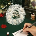 thumbnail image 1 of Christmas Greeting Cards, 3D Christmas Cards, Unique Three Dimensional Christmas Greeting Cards with Envelopes, Recyclable Paper Material, White Color, 16.8x16.8 cm, Elegant Holiday Ornament Design, 1 of 6