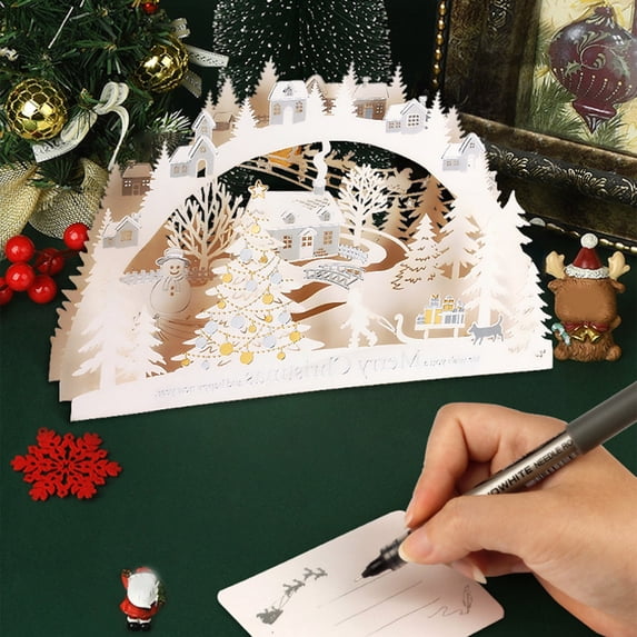 Christmas Greeting Cards With Envelopes Three Dimensional Christmas Cards With Envelopes Christmas Greeting Cards Ornament Christmas Decorations for Home On 2024