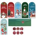 thumbnail image 1 of Christmas Greeting Cards Set – 6 Deluxe Holiday Cards with Envelopes & Stickers, DIY Personalized Message Kit for Friends & Family, 1 of 5