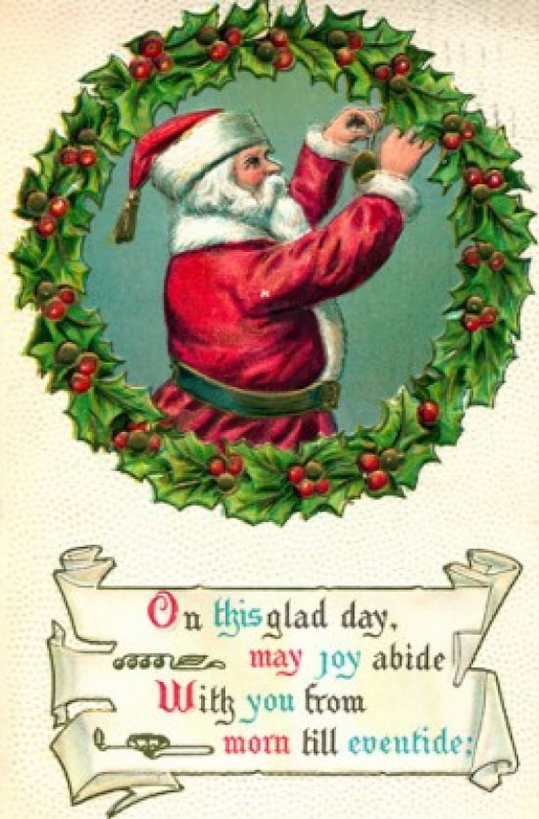 Christmas Greetings Nostalgia Cards Canvas Art - (18 x 24)