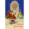 thumbnail image 1 of Christmas Greetings Poster Print by Curt Teich & Company, 1 of 3