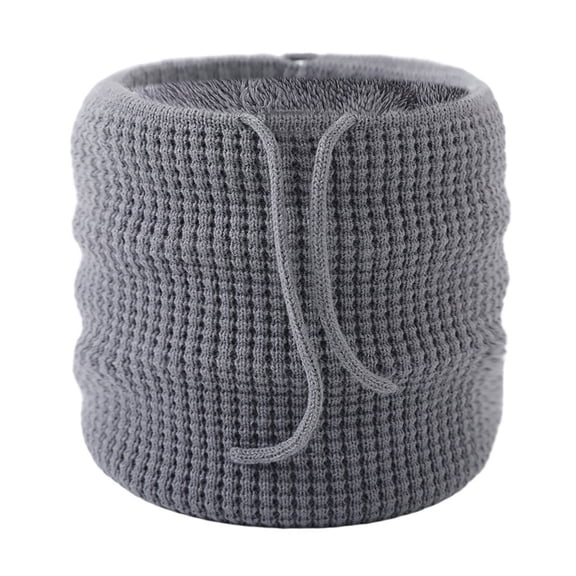 Christmas Grey Warm Scarf Autumn Neckerchiefwinter Ski Neck Warmer Windproof Breathable Outdoor Sports Long Neck Cover