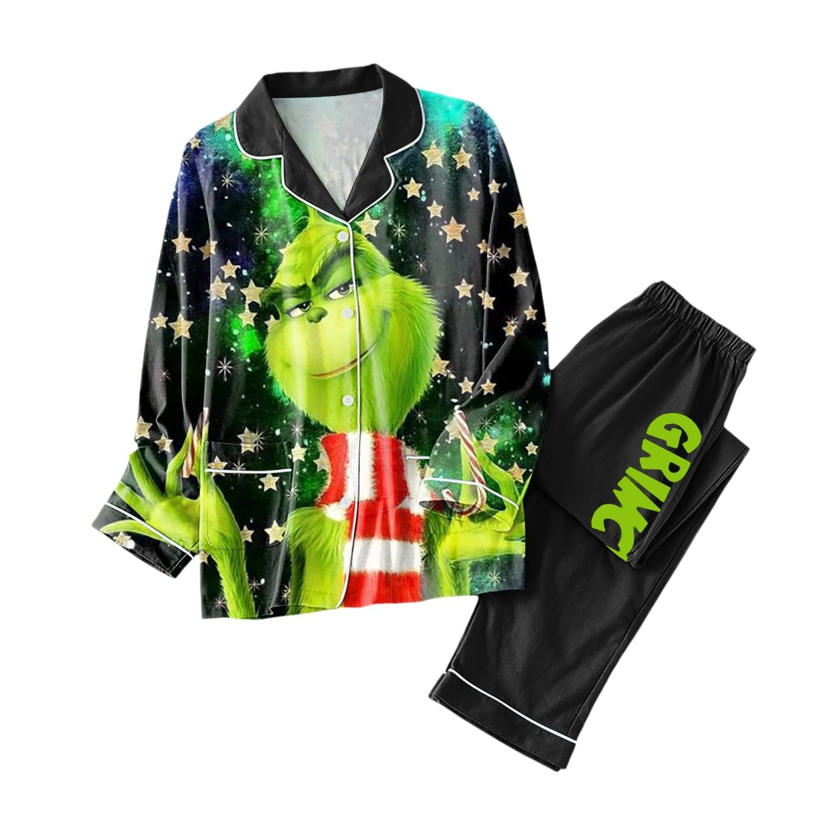 Christmas Grinch Family Pajamas