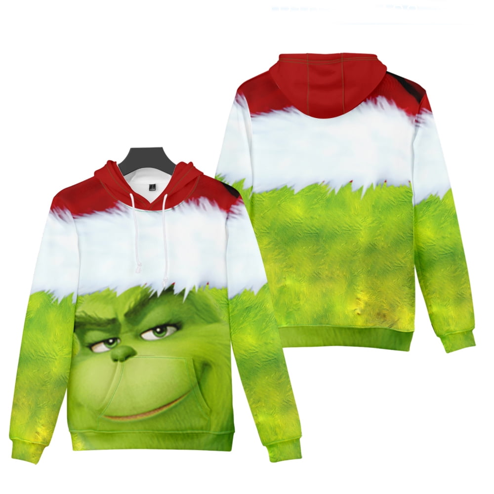 Christmas Grinch 3D Hoodie Coat children Sweatshirts 3D Hoodies