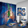 Christmas Grinch Bathroom Set Christmas Snowman Printed toilet Bathroom