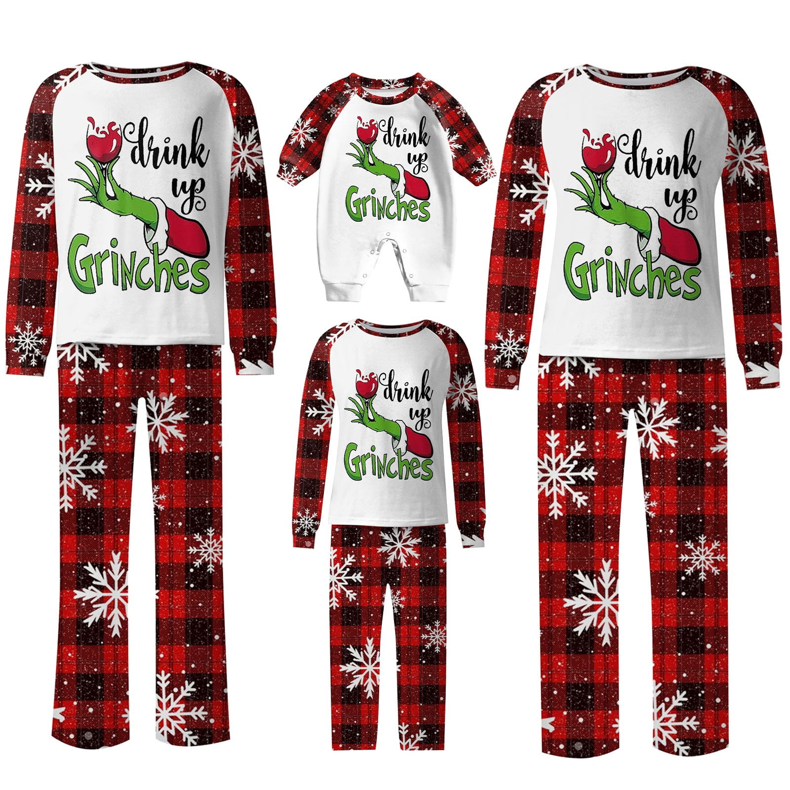 Christmas Grinćh Family Matching Pajamas Sets 2025, Parent-Child ...