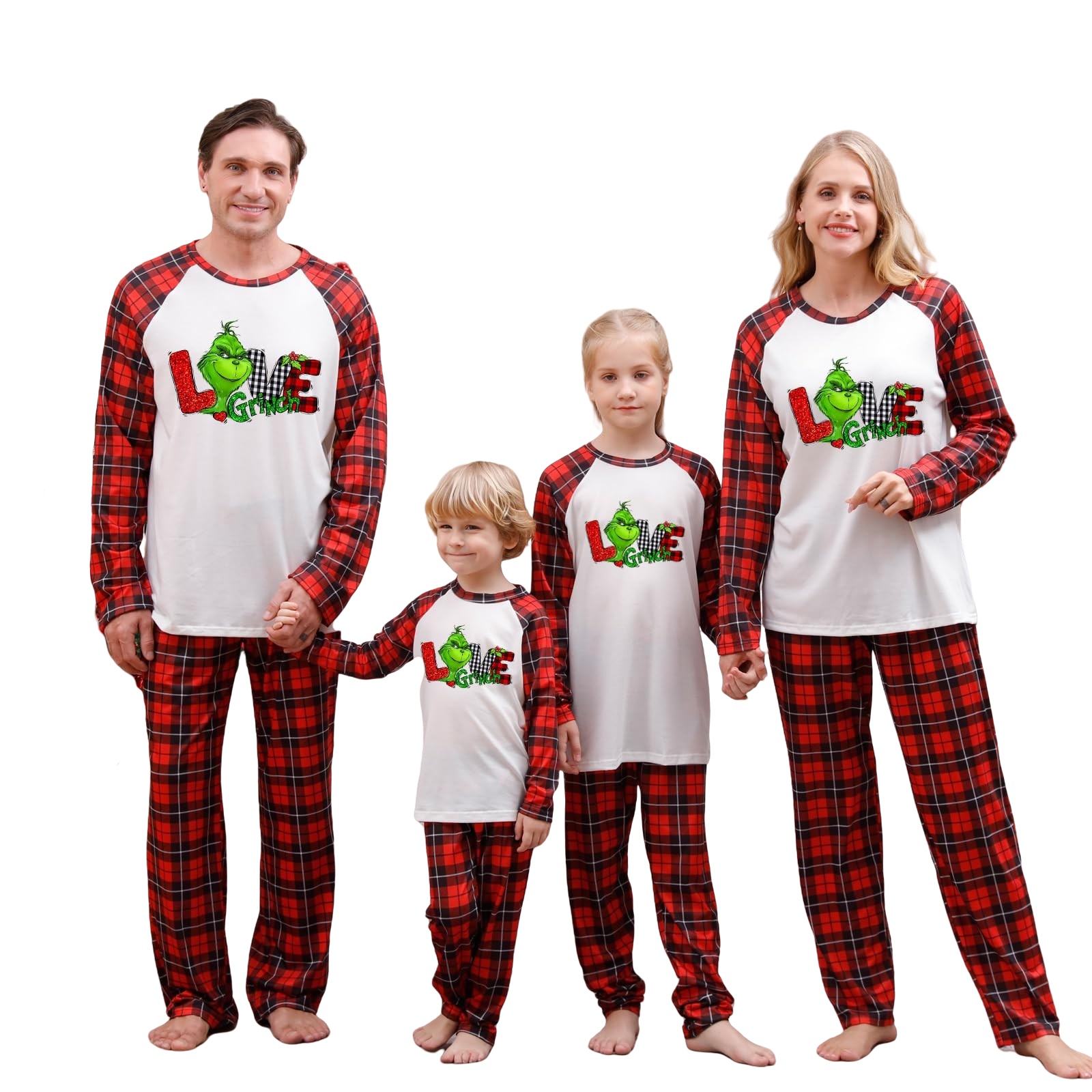 Christmas Grinćh Family Matching Pajamas Sets 2025, Parent-Child ...
