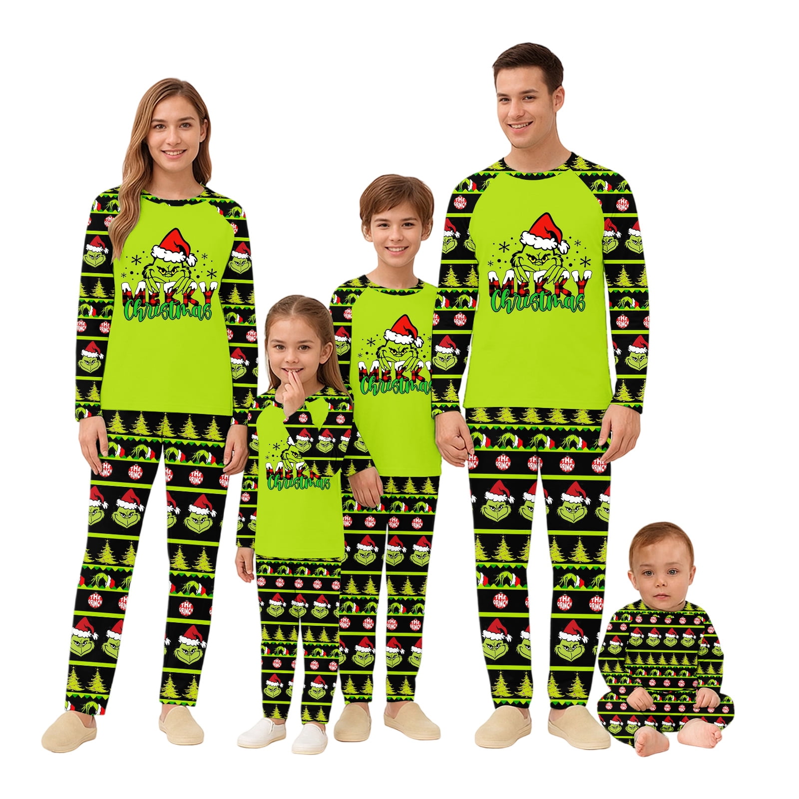 Mathcimg Pyjamas Christmas Family Matching Pajamas Sets 2025, Parent-Child Christmas ...