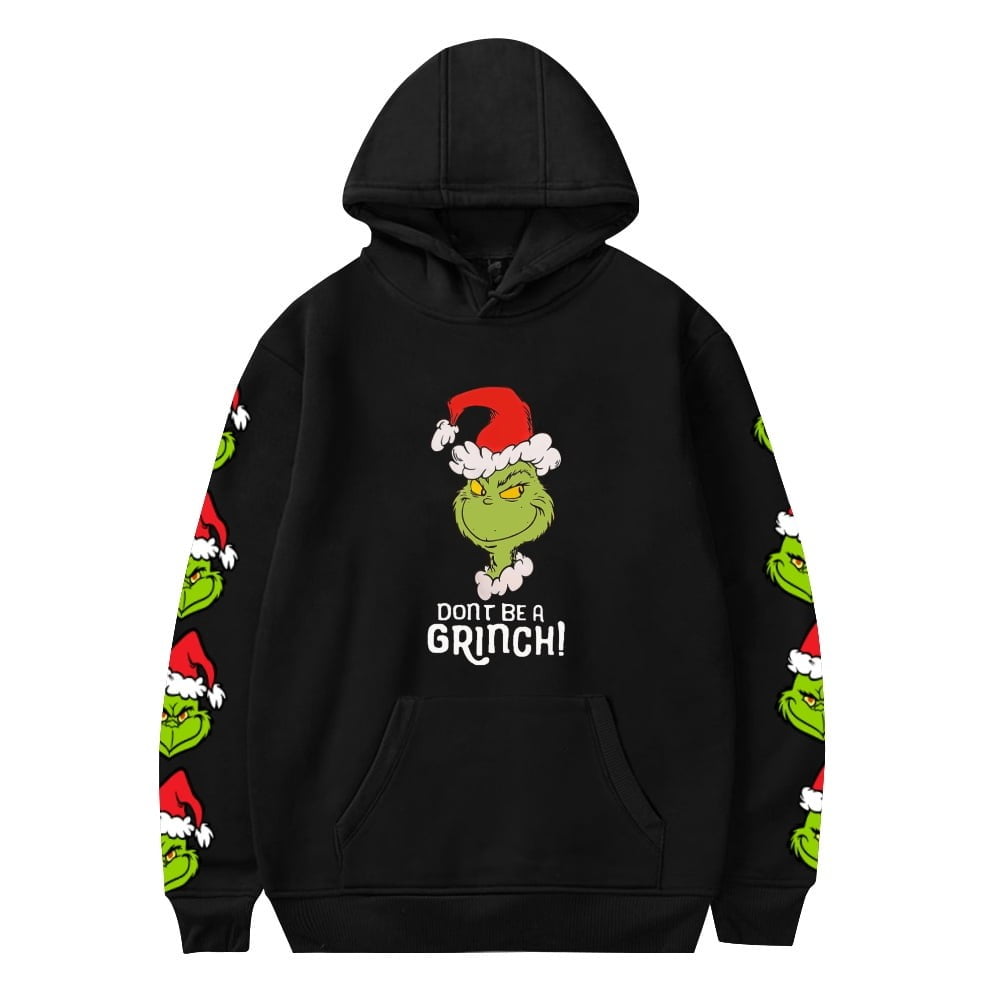 Christmas Grinch Hoodie Grinch Sweatshirts Womens Mens Novelty Hoodie Grinch Printed Hoodie