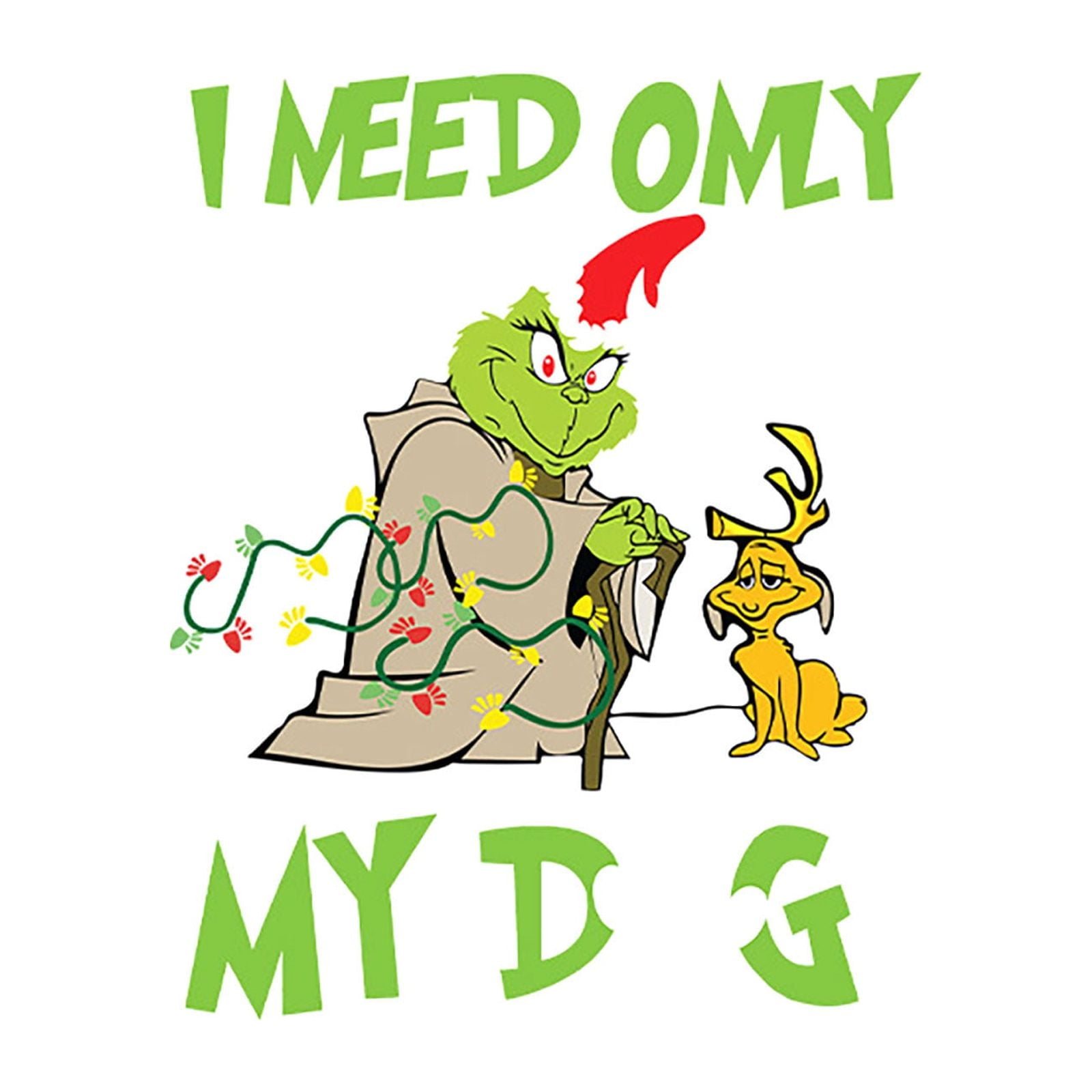 Christmas Grinch Iron on Decals Transfer Heat Transfer Design Sticker ...