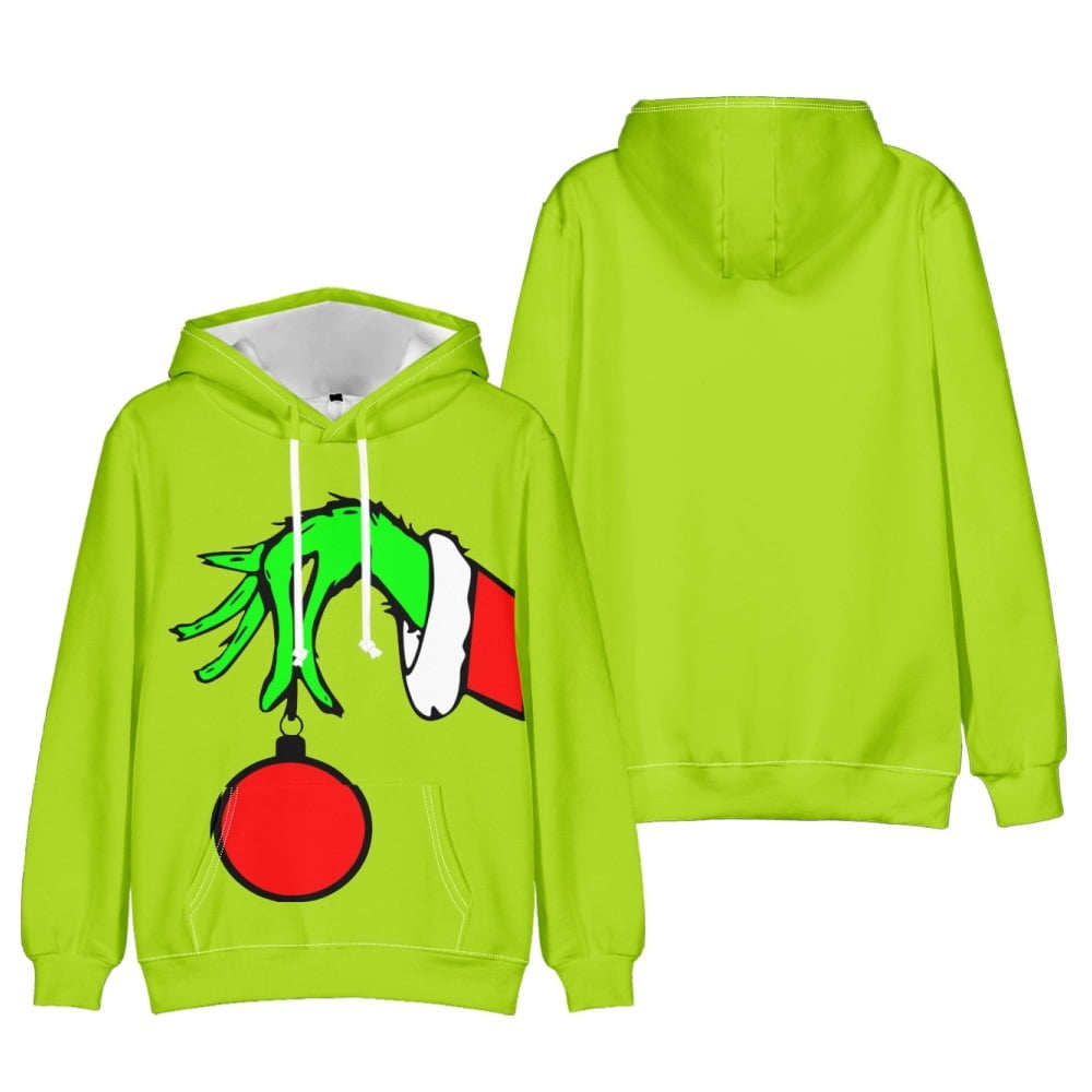 Christmas Grinch Kids Hoodies Pullover 3D Sweatshirt Jumpers Tops for Boys Girls 6 16 Years Old Walmart Business Supplies