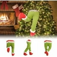 thumbnail image 1 of Christmas Grinch Legs Tree Decorations, 1 of 8